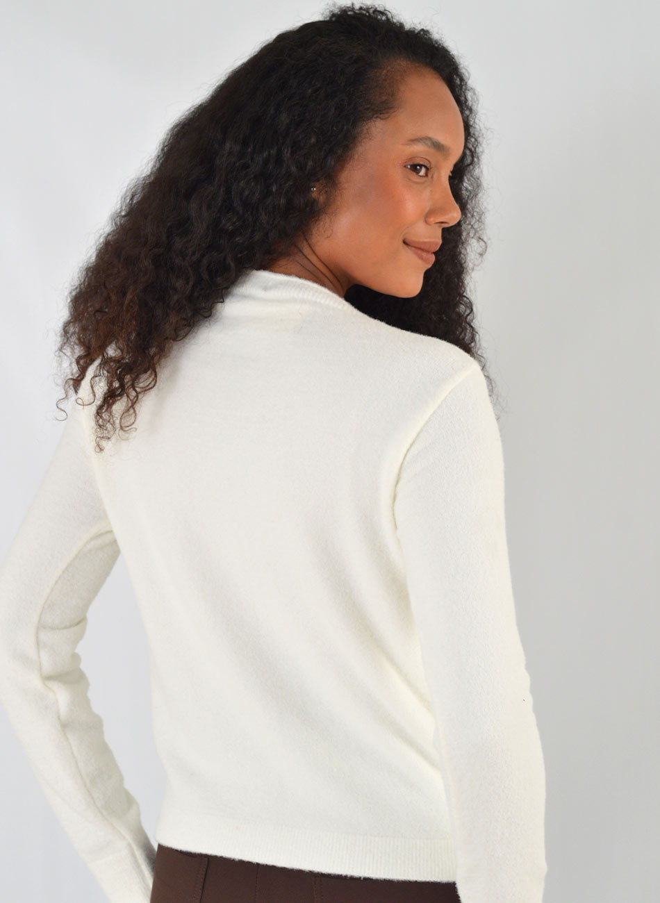 Blusa Fio Pluma Off White Degli Uffizzi  - Foto 2