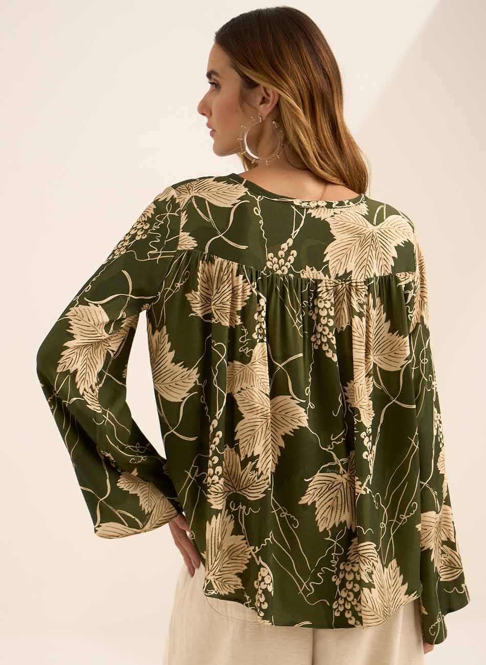 Blusa Mangas Longas Estampada Lez a Lez - Foto 3