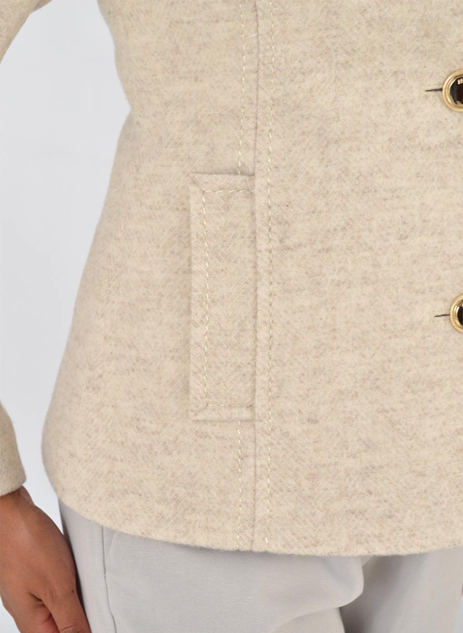 Casaco de L� Cru Velour Malise - Foto 3