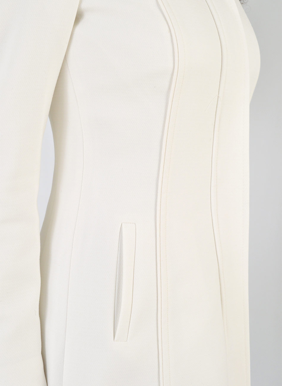 Casaco 7/8 Executive Off White Malise - Foto 2