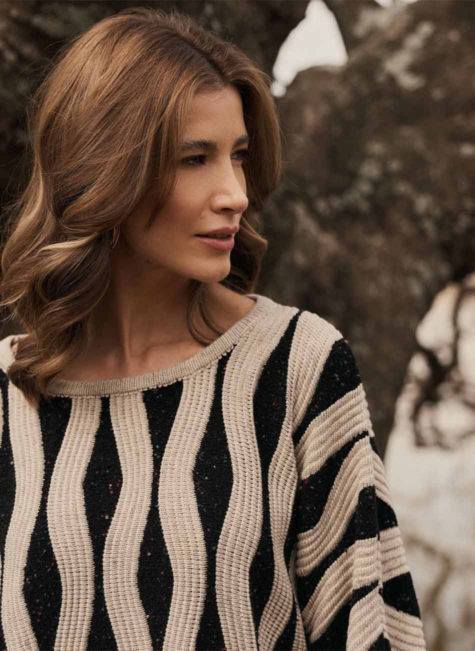 Blusa Caqui Manga 7/8 Ternura Haes - Foto 3