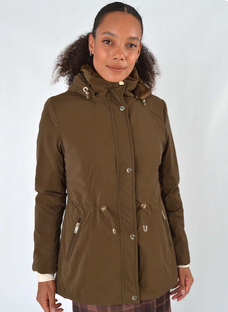 Jaqueta Estofada Revers�vel Pele Sint�tico Ganache Alpelo                                         - Foto 9