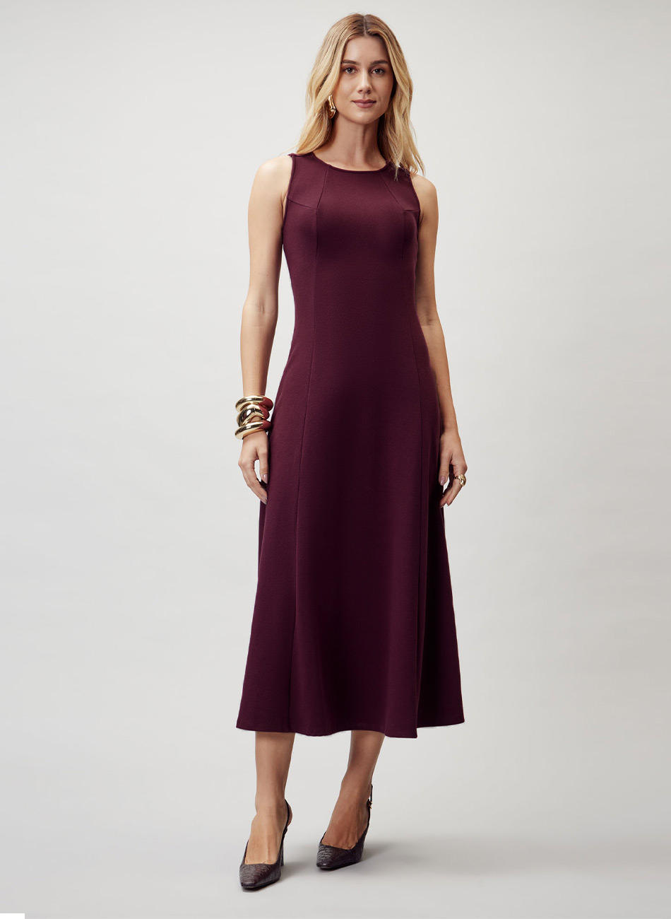 Vestido Maxi Malbec Flor de Lis - Foto 2