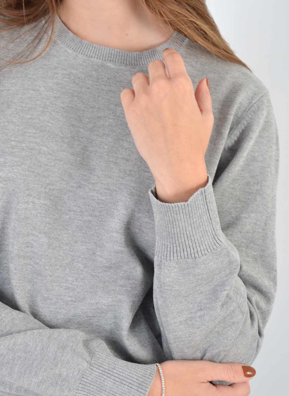 Blusa B�sica em Tricot Mescla Tribeca - Foto 2