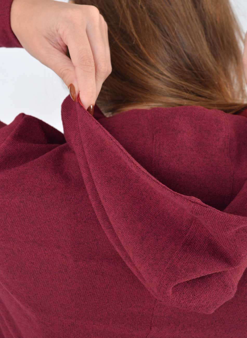 Vestido Longo Cor Bordo Declari - Foto 4