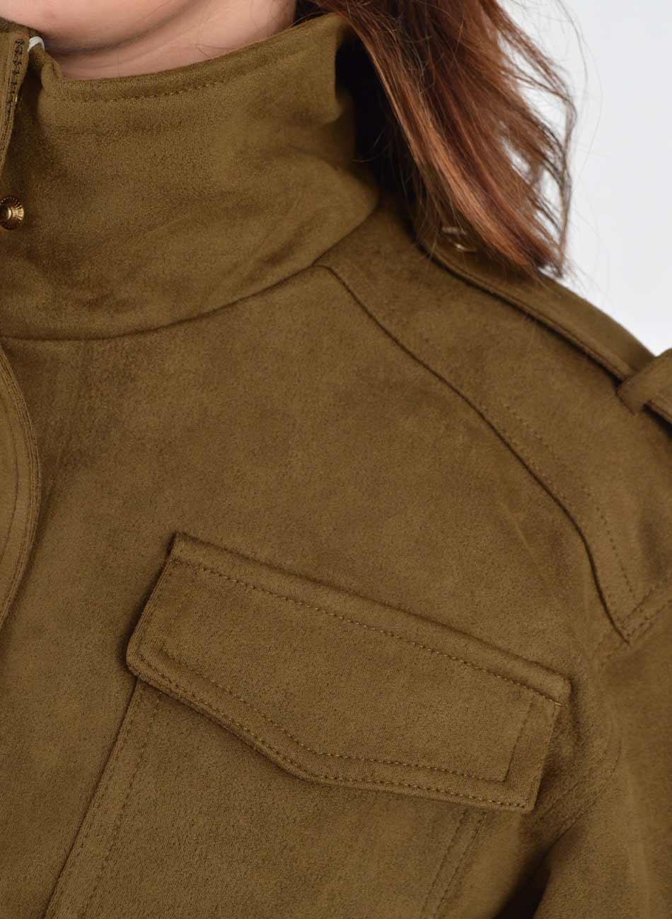 Jaqueta Bomber Suede Pellini - Foto 4