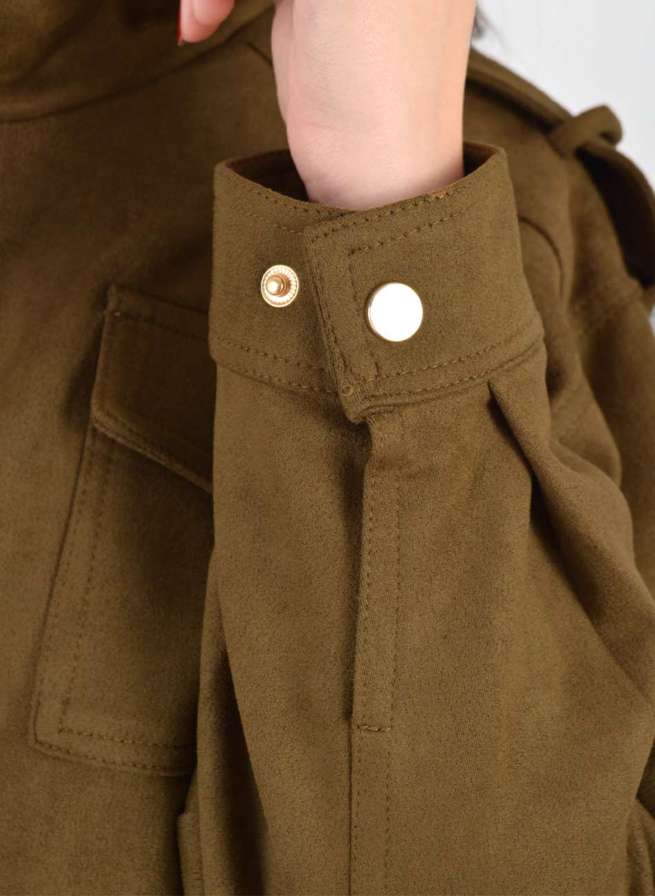 Jaqueta Bomber Suede Pellini - Foto 5