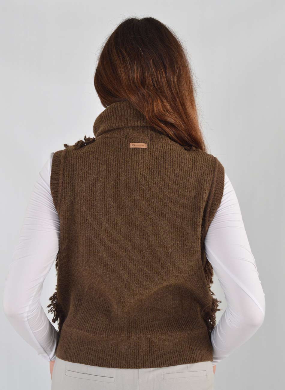 Colete Tricot Jana Cacau Das Gurias - Foto 3