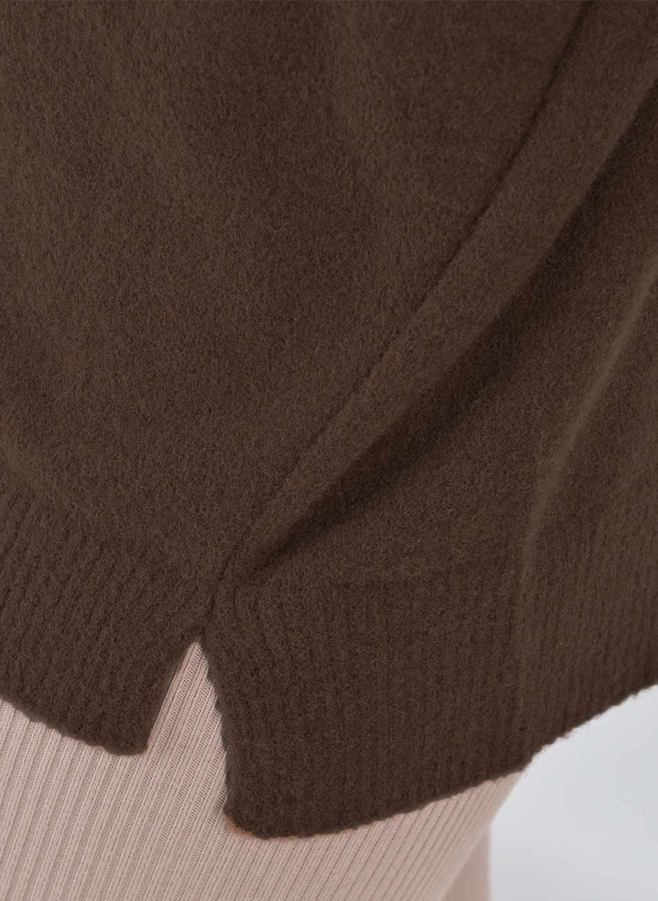 Blusa Ampla Olga Marrom Das Gurias - Foto 2