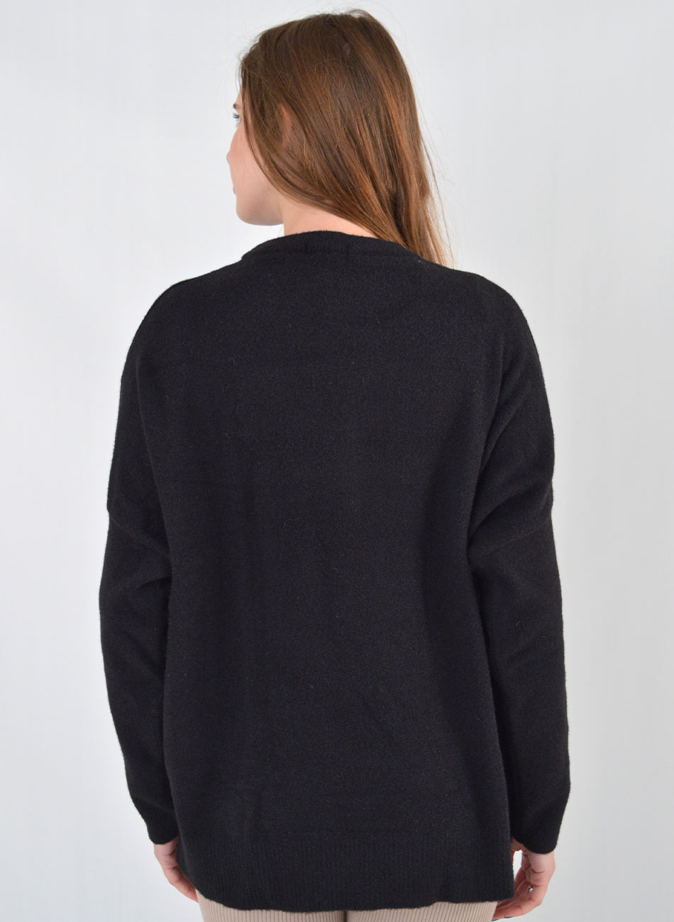 Blusa Ampla Olga Preto Das Gurias - Foto 3