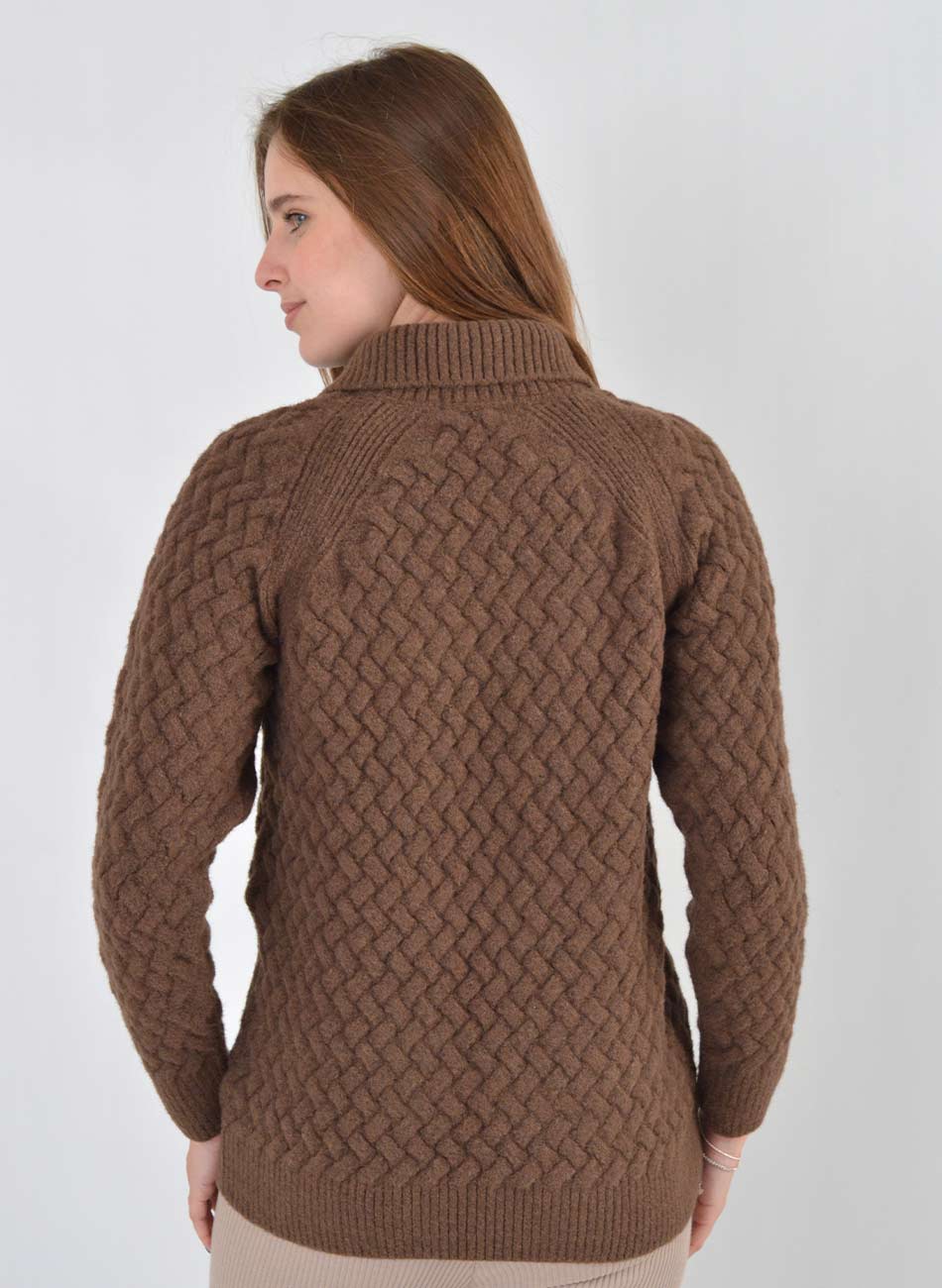 Maxi Blusa Guilhermina Marrom Gola Das Gurias - Foto 5