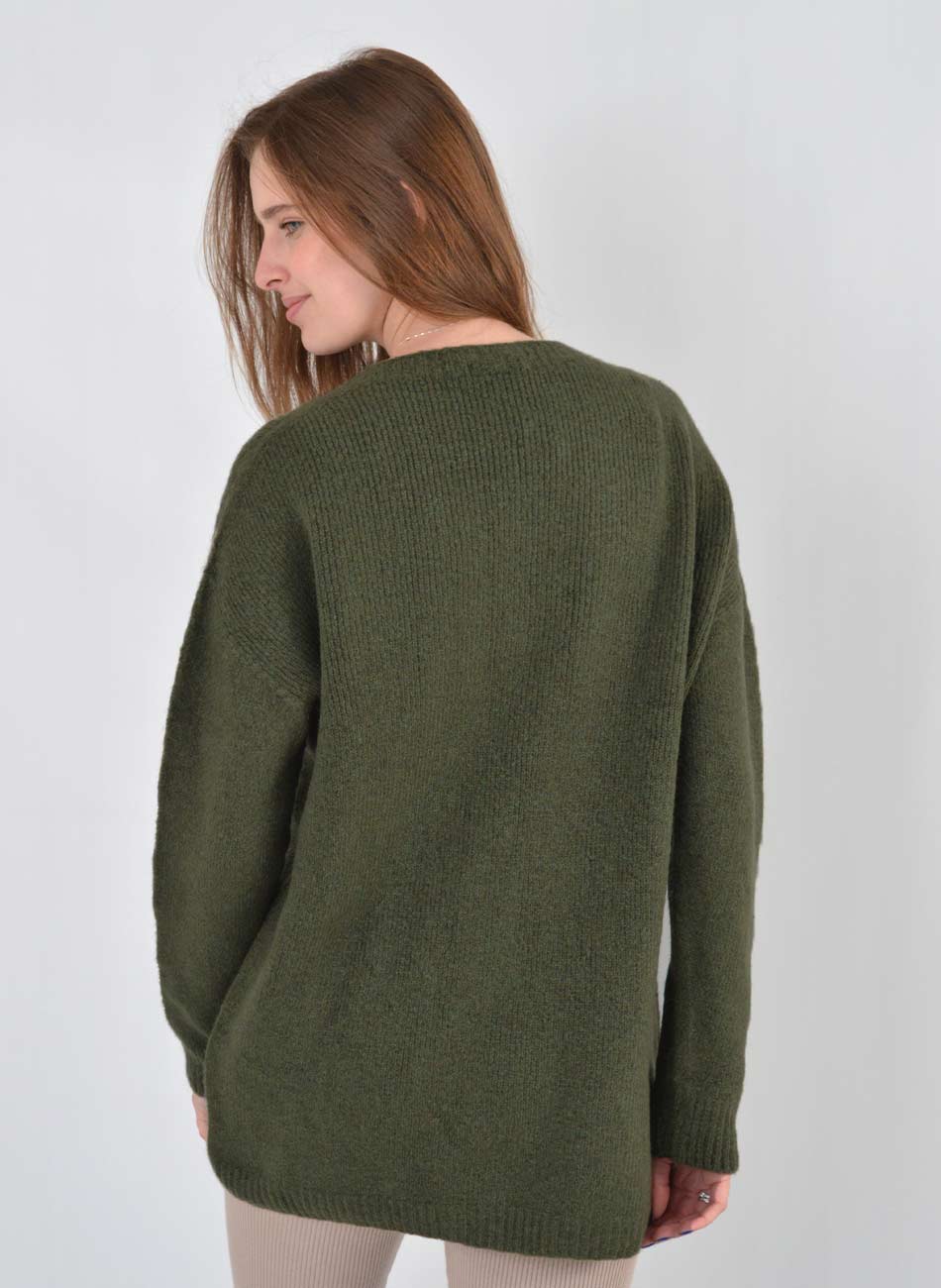 Blusa Maxi Mariela Verde Militar Das Gurias - Foto 3
