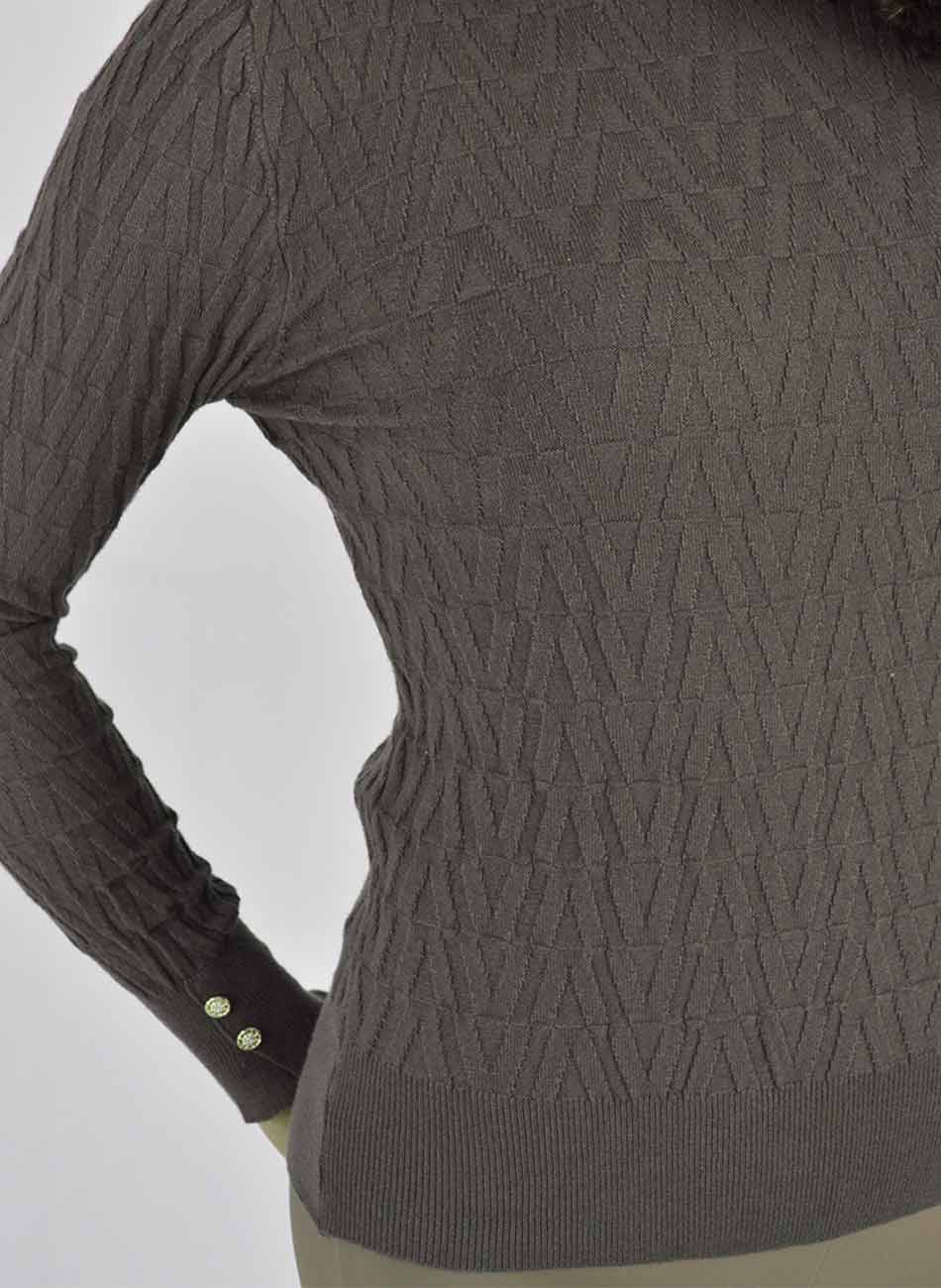 Blusa Modal Promo Alpelo Chumbo Gola - Foto 2