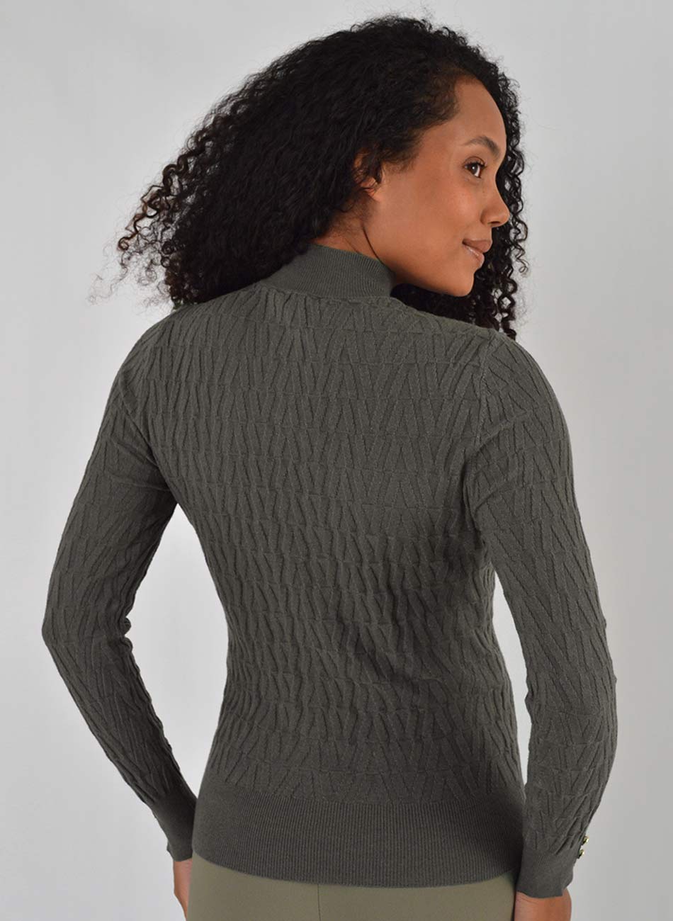 Blusa Modal Promo Alpelo Chumbo Gola - Foto 3