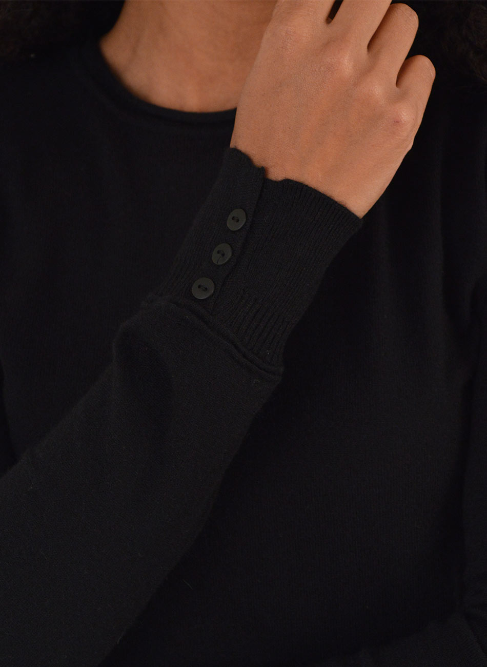 Blusa B�sica Promo Alpelo Preta - Foto 2