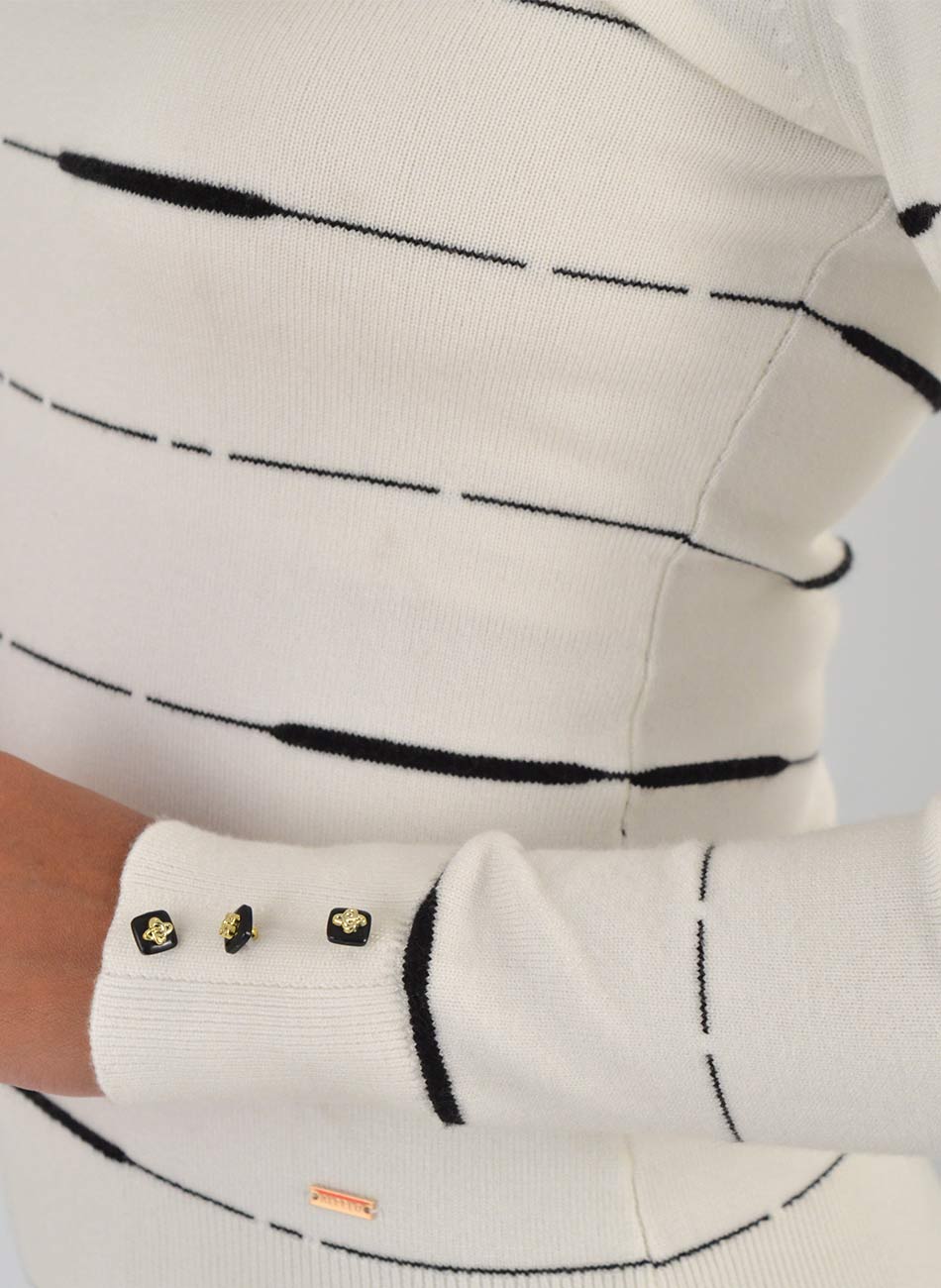 Blusa B�sica Listrada Alpelo  - Foto 2