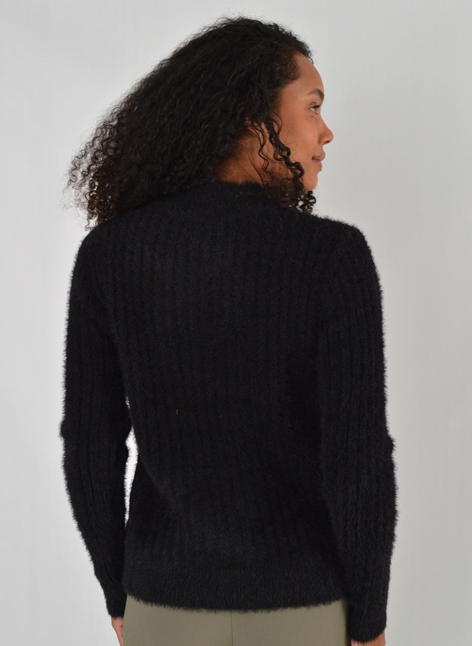 Blusa Canelada Fio Nuvem Alpelo  - Foto 4