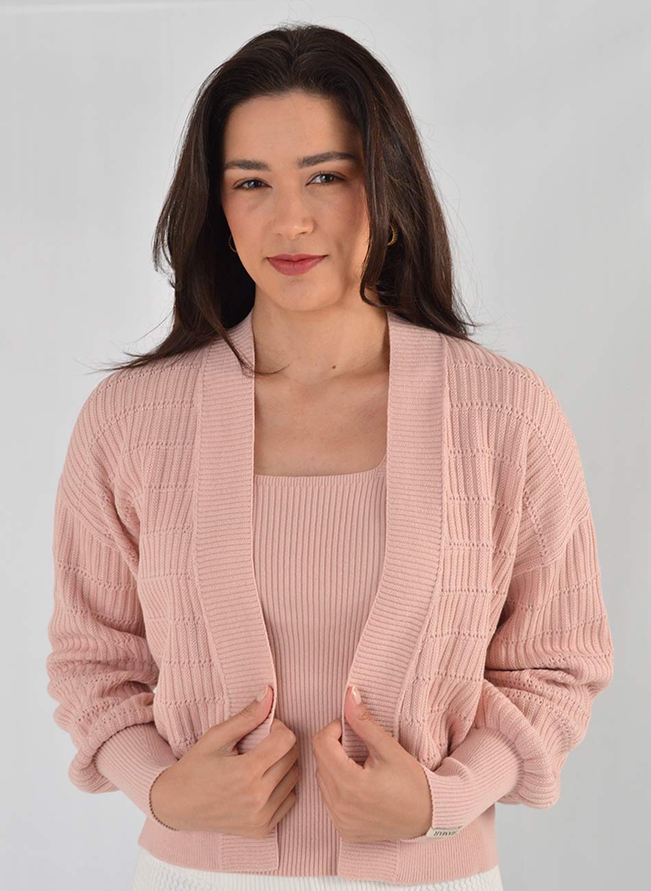 Twin Set Tricot Algod�o Biamar Rose - Foto 4