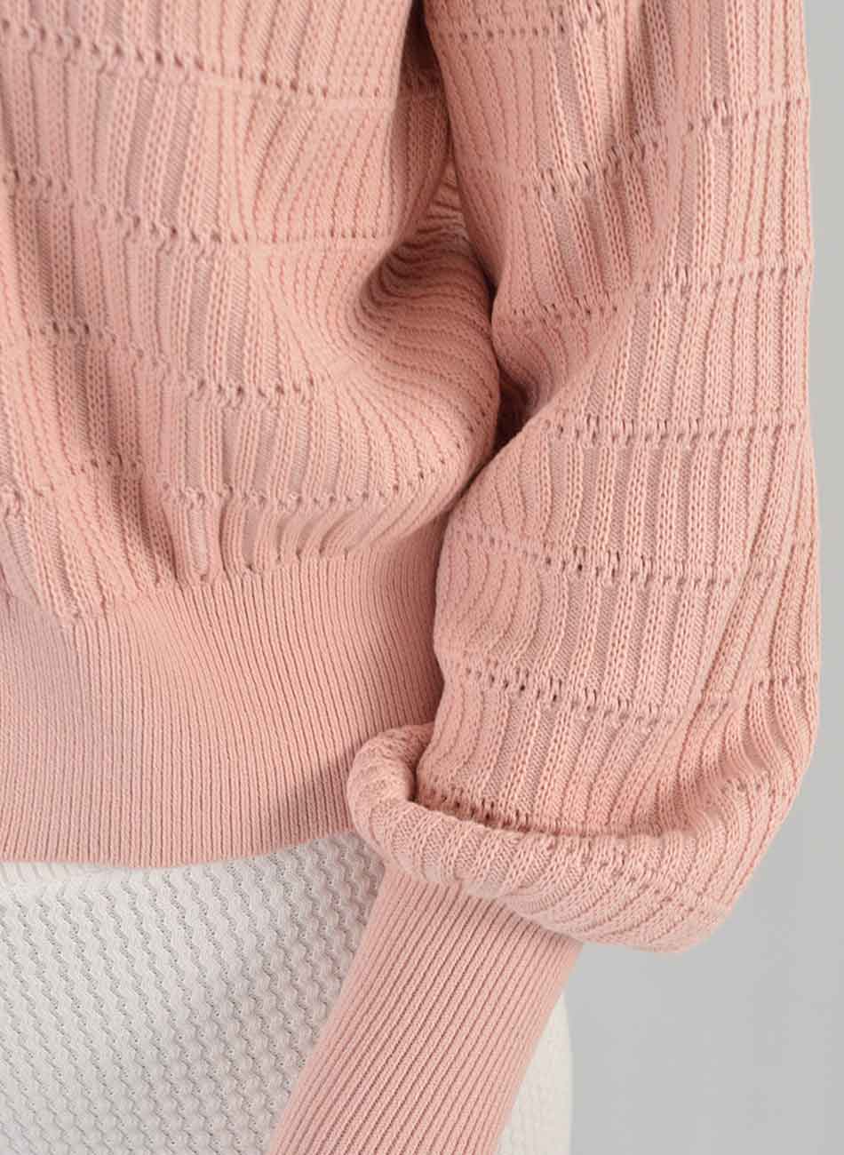Twin Set Tricot Algod�o Biamar Rose - Foto 7