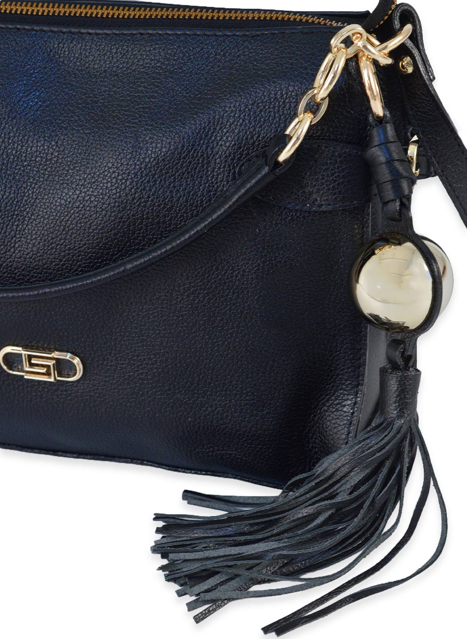 Bolsa Floater Preto Couro  - Foto 2