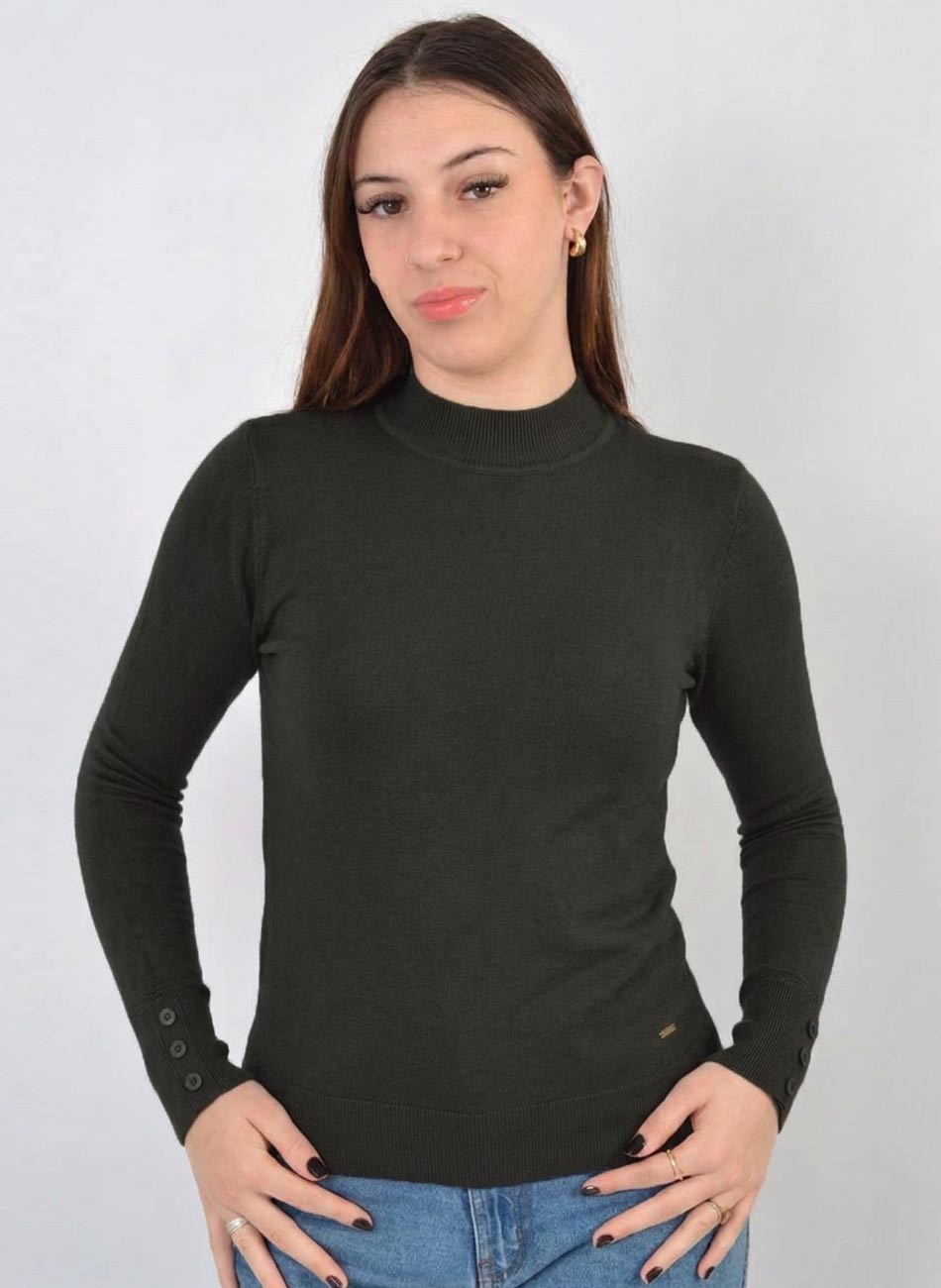 Blusa B�sica Promo Alpelo Expresso Gola Alta - Foto 1