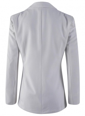 Blazer Sem Fechamento Donna Ritz Cor Off White