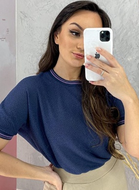 Blusa Tricot Prima Donna Pole Modas