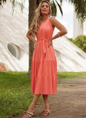Vestidos em malha viscolycra hot sale