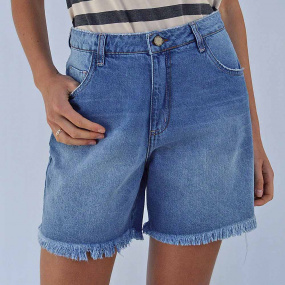 Bermuda Jeans Cantão Vintage - Foto 1