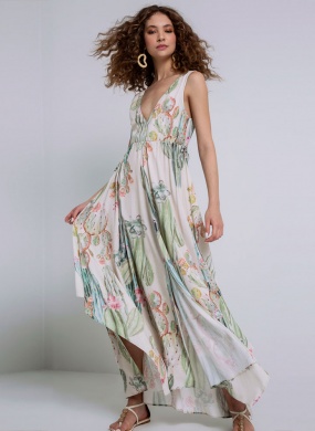Vestido longo deals lezalez