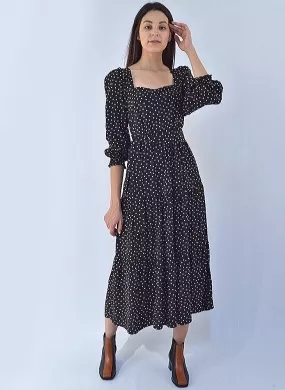 Vestido Midi Minha Grife Poá - Foto 1
