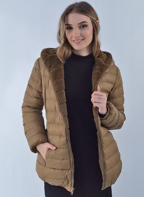 Jaqueta Estofada Revers�vel Alpelo Macchiato - Foto 1
