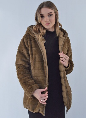 Jaqueta Estofada Revers�vel Alpelo Macchiato - Foto 4