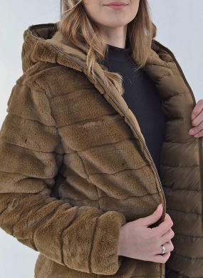 Jaqueta Estofada Revers�vel Alpelo Macchiato - Foto 5