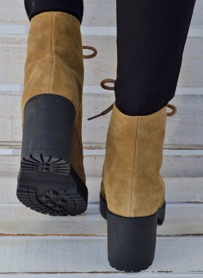 Bota Couro Tabita Caramelo - Foto 3