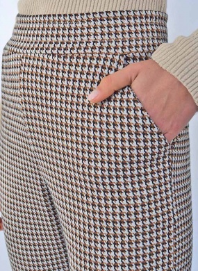Cal�a Malha Jacquard El�stico Degli uffizzi Caramelo - Foto 3