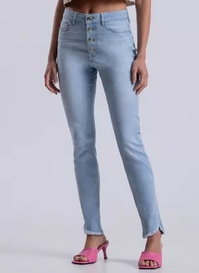 Calça Jeans Every Day Cintura Super Alta Lez a Lez - Foto 1