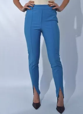 Calça Skinny Color Det Barra Betelgeuse Azul Celeste - Foto 1