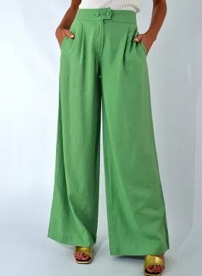 Calça Linho Empório B. Verde - Foto 1