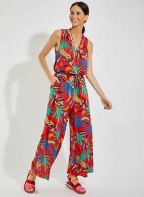 Macac�o Estampado Cant�o Vermelho - Foto 5