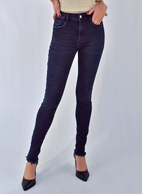 Cal�a Jeans Skinny Super Alta Lez a Lez - Foto 2