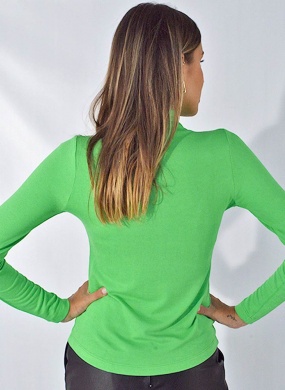 Blusa Gola Alta Declari Verde - Foto 3