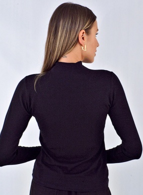 Blusa Gola Alta Declari Preta - Foto 2