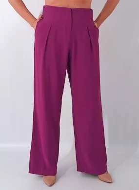 Calça Reta Violeta Alice - Foto 2