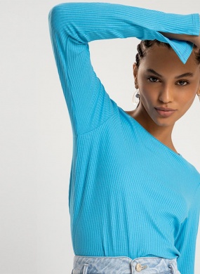 Blusa Manga Longa Cor Anis Lez a Lez  - Foto 1