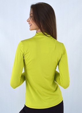 Blusa Manga Longa Em Malha Aveludada Lima Lez a Lez  - Foto 2