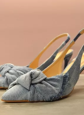 Slingback Jeans Cecconello - Foto 2
