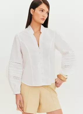 Camisa de Algodão Branca Lucidez - Foto 1