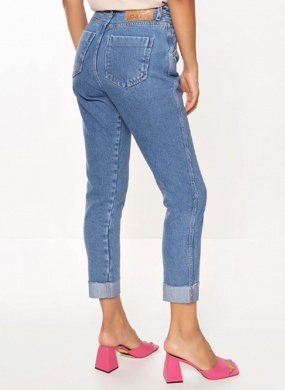 Cal�a Jeans Slouchy Flor de Lis  - Foto 3