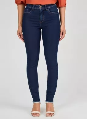 Calça Jeans Skinny Detalhes Pesponto Scalon  - Foto 1